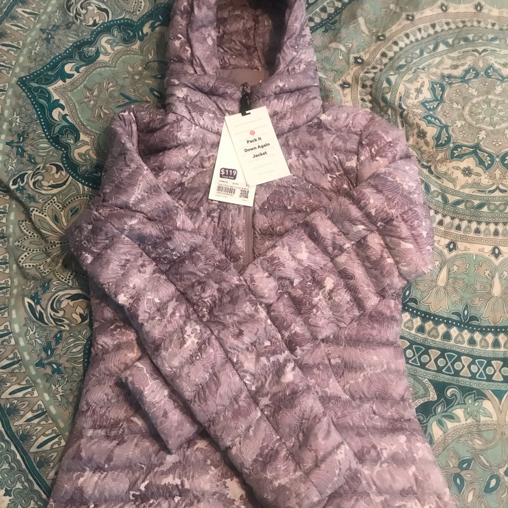 BNWT Lululemon Pack it Down Again jacket